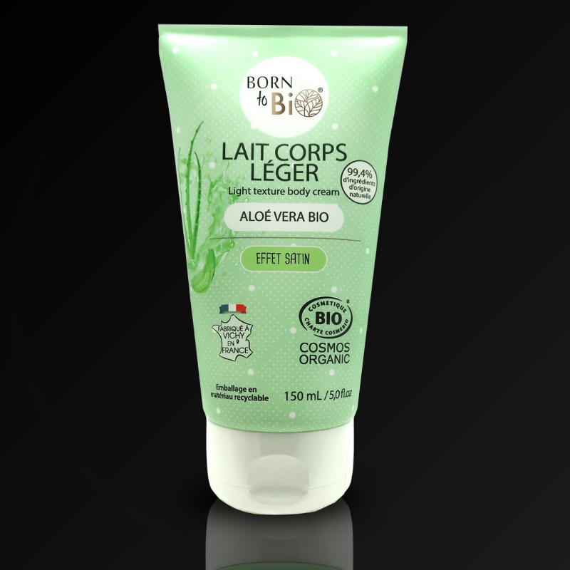 Lätt Aloe Vera Bodylotion - Certifierad ekologisk 