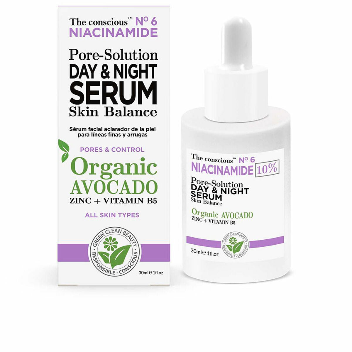 The Conscious - Sérum Équilibrant Niacinamide & Zinc | Protocole Zen - Barrier™ - Soin - Bodycare par Bigbuy - Futura Féminin