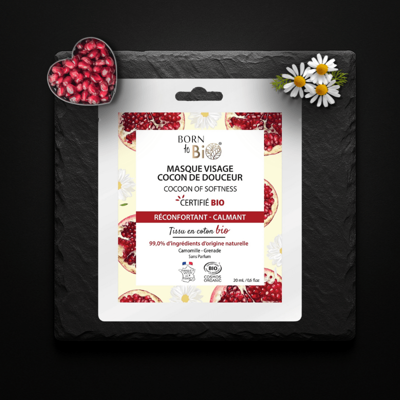 Masque Visage Cocon de Douceur Bio | Made in France | Apaisement & Confort - Soin - Masques par Born to Bio - Futura Féminin