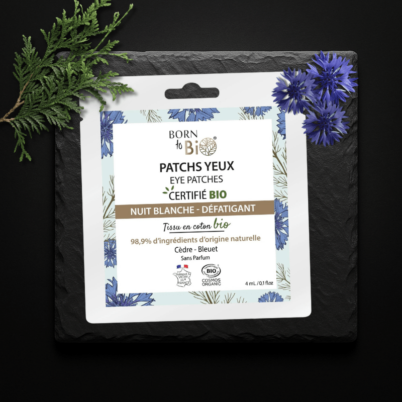 Patchs Contour des Yeux Nuit Blanche Bio | Made in France | Anti - Fatigue - Soin - Masques par Born to Bio - Futura Féminin