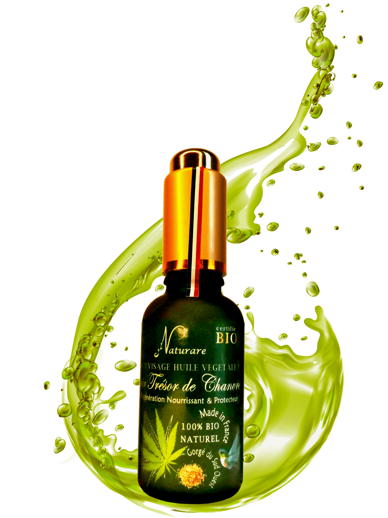 Naturare - Élixir Trésor de Chanvre Bio | Protocole Zen - Barrier™ - Soin 30mL - Anti - aging serum par Naturare.fr - Futura Féminin