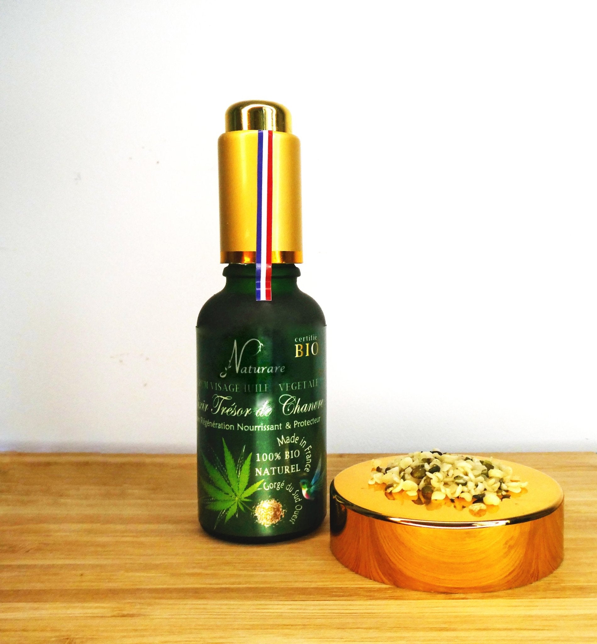 Naturare - Élixir Trésor de Chanvre Bio | Protocole Zen - Barrier™ - Soin 30mL - Anti - aging serum par Naturare.fr - Futura Féminin