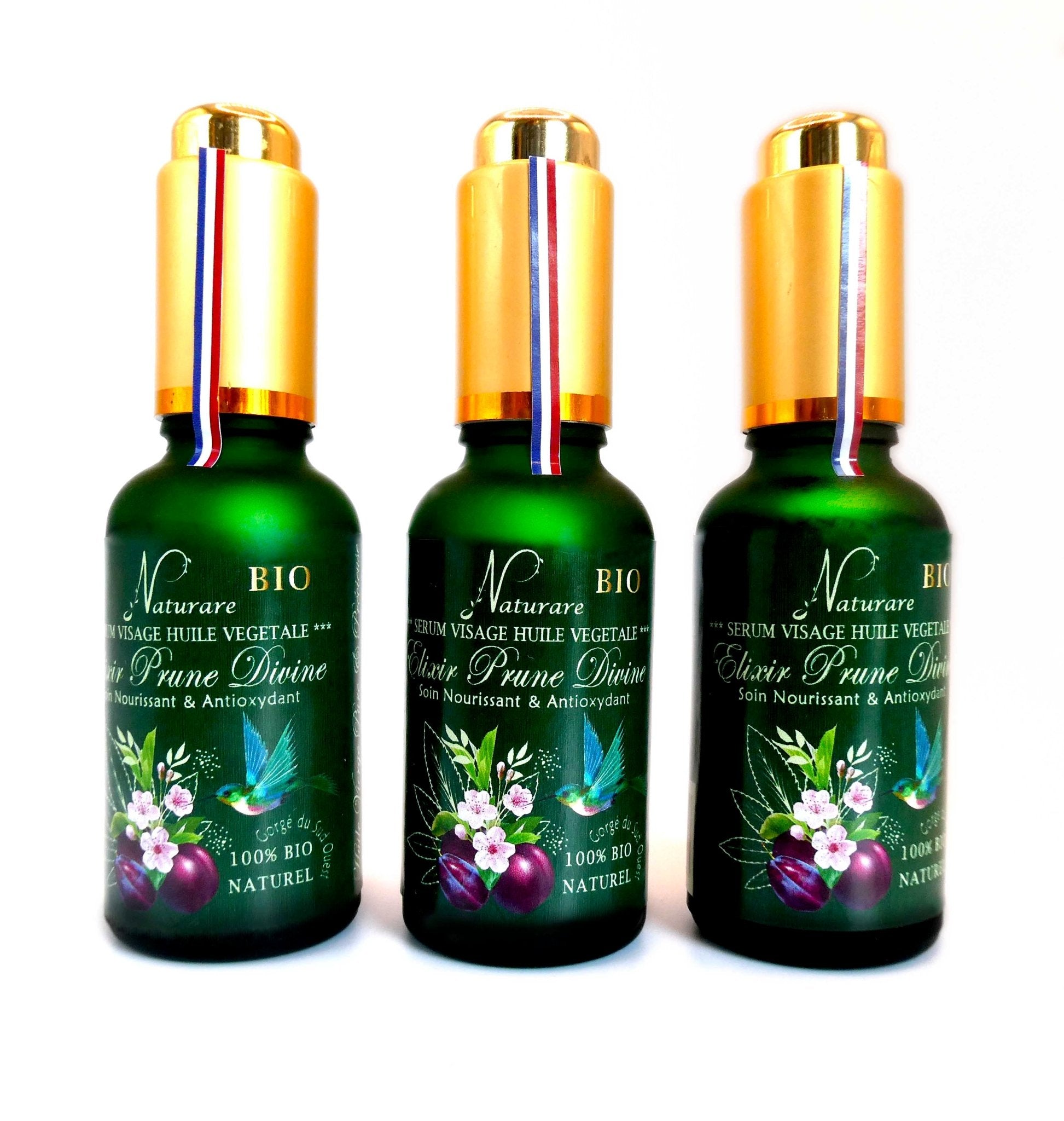 Naturare - Trio d'Élixir de Prune Bio | Soin Anti - Âge - Soin - Organic Natural Cosmetics par Naturare.fr - Futura Féminin